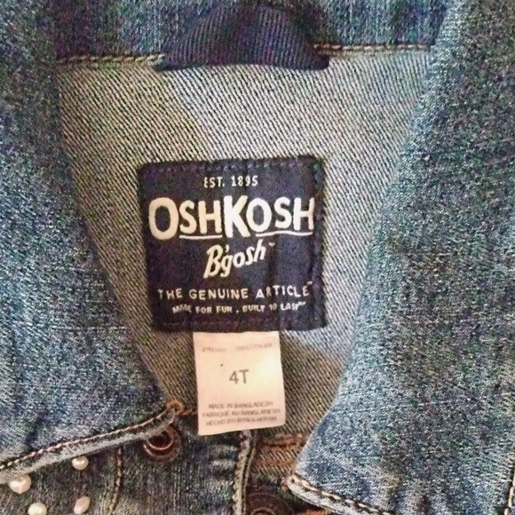 Osh Kosh B'gosh 4T denim jacket - Picture 8 of 8